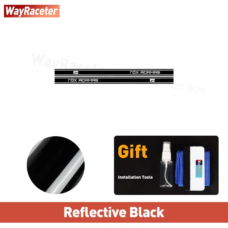 2 Pcs/Set Door Side Stripes Sticker Carbon Fiber Vinyl Decal For Polestones ROX ADAMAS 2025 2026 Accessories