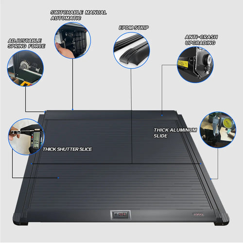 2025 for Byd Shark Premium Pick Up Truck Electric Power Retractable Roller Lid Shutter Tonneau Cover Byd Shark 6 Bed Cover