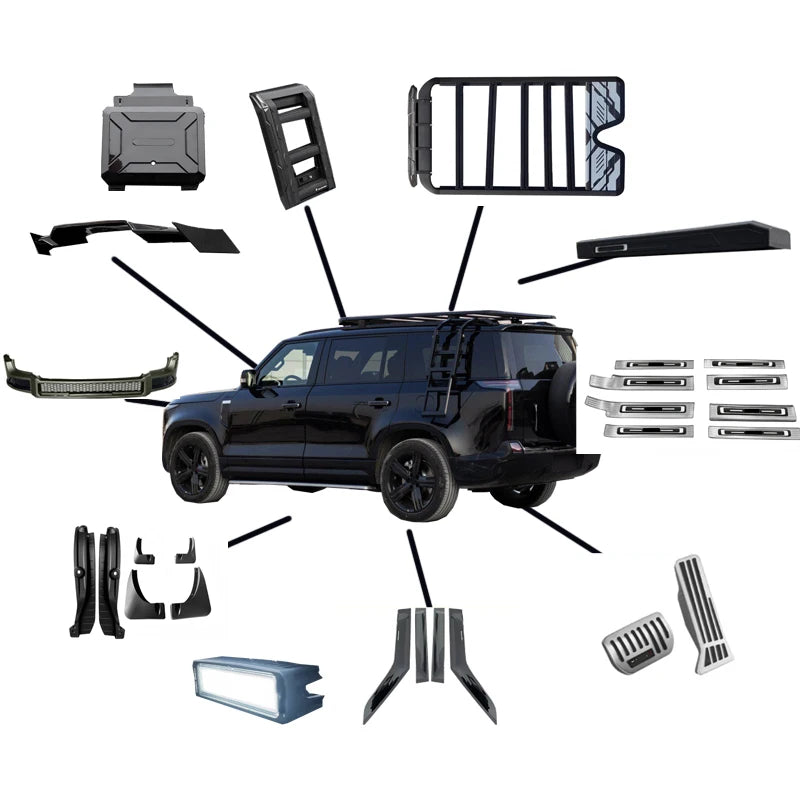 For Rox 01 Automotive Accessories Outdoor Off-Road Parts Roof Rack Aliper Cover Grille Side Bag Rox 01 Car Accessories