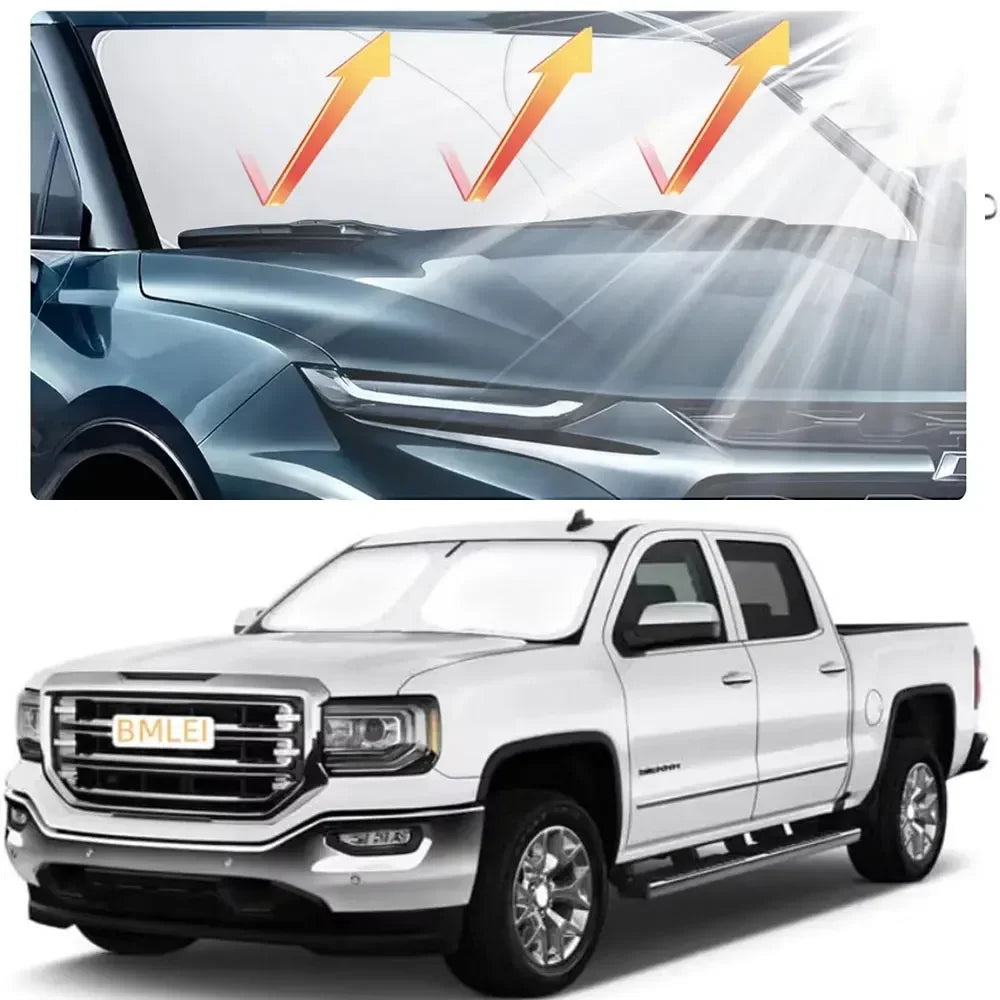 Car Sun Visor Windshield Sunshade Heat Insulation Summer Cooling Auto Accessories Physical Cooling