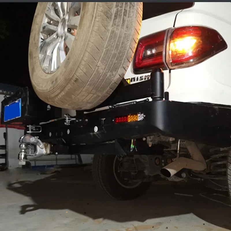 Suitable For NISSAN Y62 Bumper NISSAN PATRO Bumper Rear Bumper, Anti-Collision Bar Protective Bar Body Kit Modified Accessories