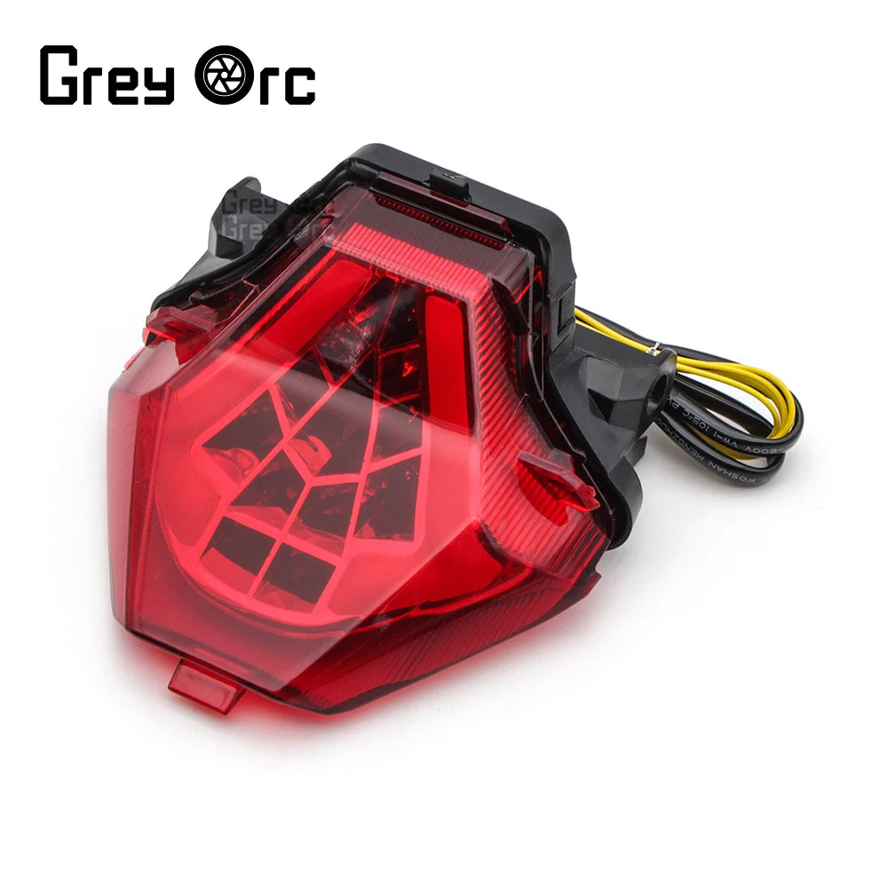 For Yamaha YZF R25 YZF R3 MT 25 MT 03 2015-2021 MT 07 FZ 07 2014-2017 Motorcycle LED Tail Light Brake Signal Integration