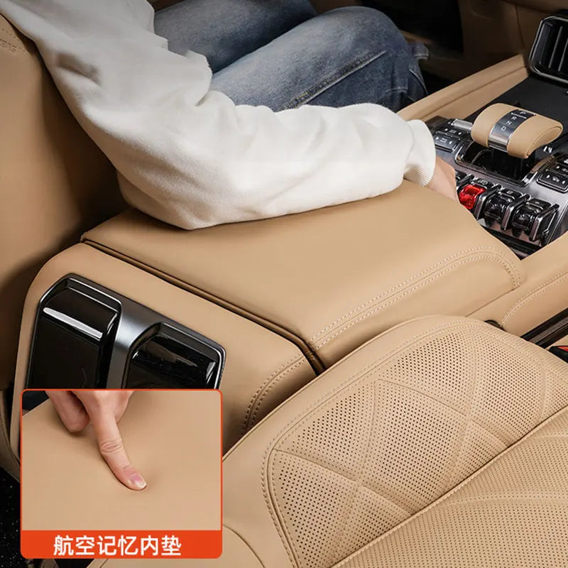 For BYD Leopard 8 Denza B8 2025 2026 Armrest Box Protective Cover Height Pad Refrigerator Protective Cover Accessories