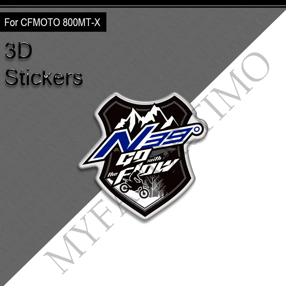 For CFMOTO 800MT-X 800MT 800 MT - X Adventure Bike Motorcycle Body Fairing Protector Tank Knee Pad Stickers Decals Kit 2024 2025