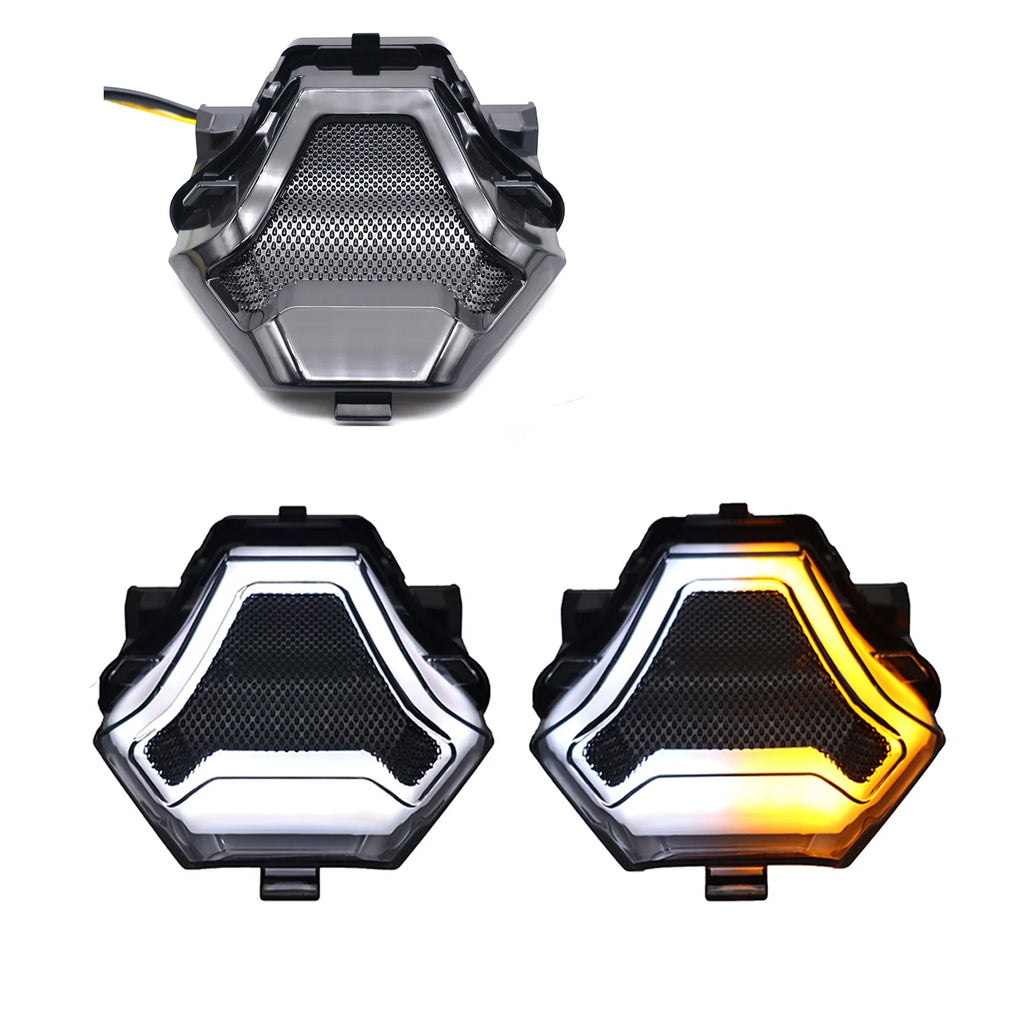 For Yamaha R3 R25 MT03 MT-03 MT07 MT-07 MT-25 FZ-07 Taillight Rear Tail Light Brake light Turn Signals Integrated LED Stop Lamp