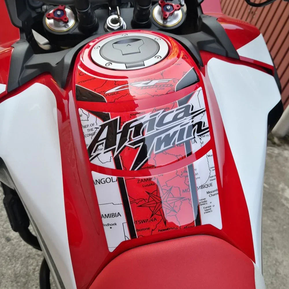 3D Resin Motorcycle Tank Pad Protector Sticker for Honda Africa Twin 2016-2019