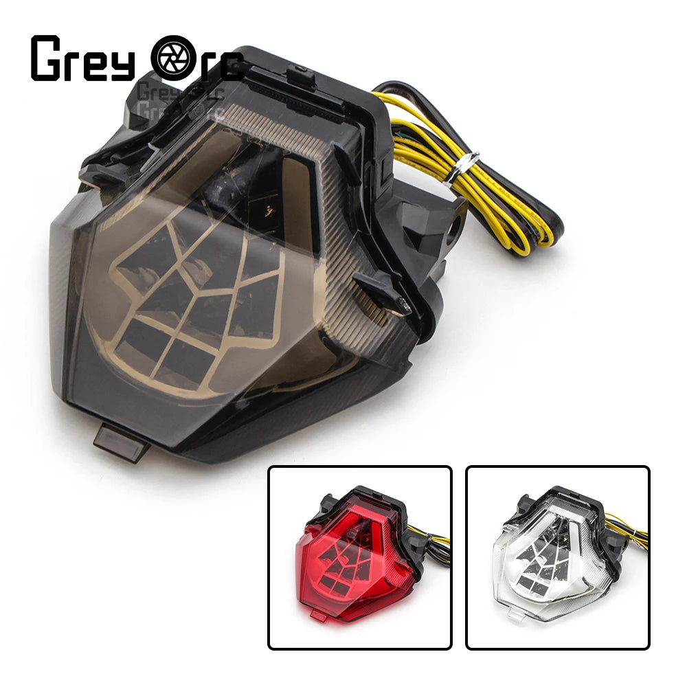 For Yamaha YZF R25 YZF R3 MT 25 MT 03 2015-2021 MT 07 FZ 07 2014-2017 Motorcycle LED Tail Light Brake Signal Integration