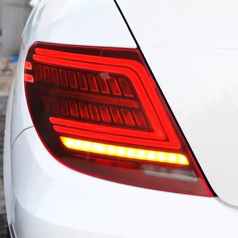 SJC Car Accessories for Mercedes Benz C Class W204 LED Taillights 07-14 Rear Lights C180 C63 LED Dynamic Turn Signal Tail Lamp