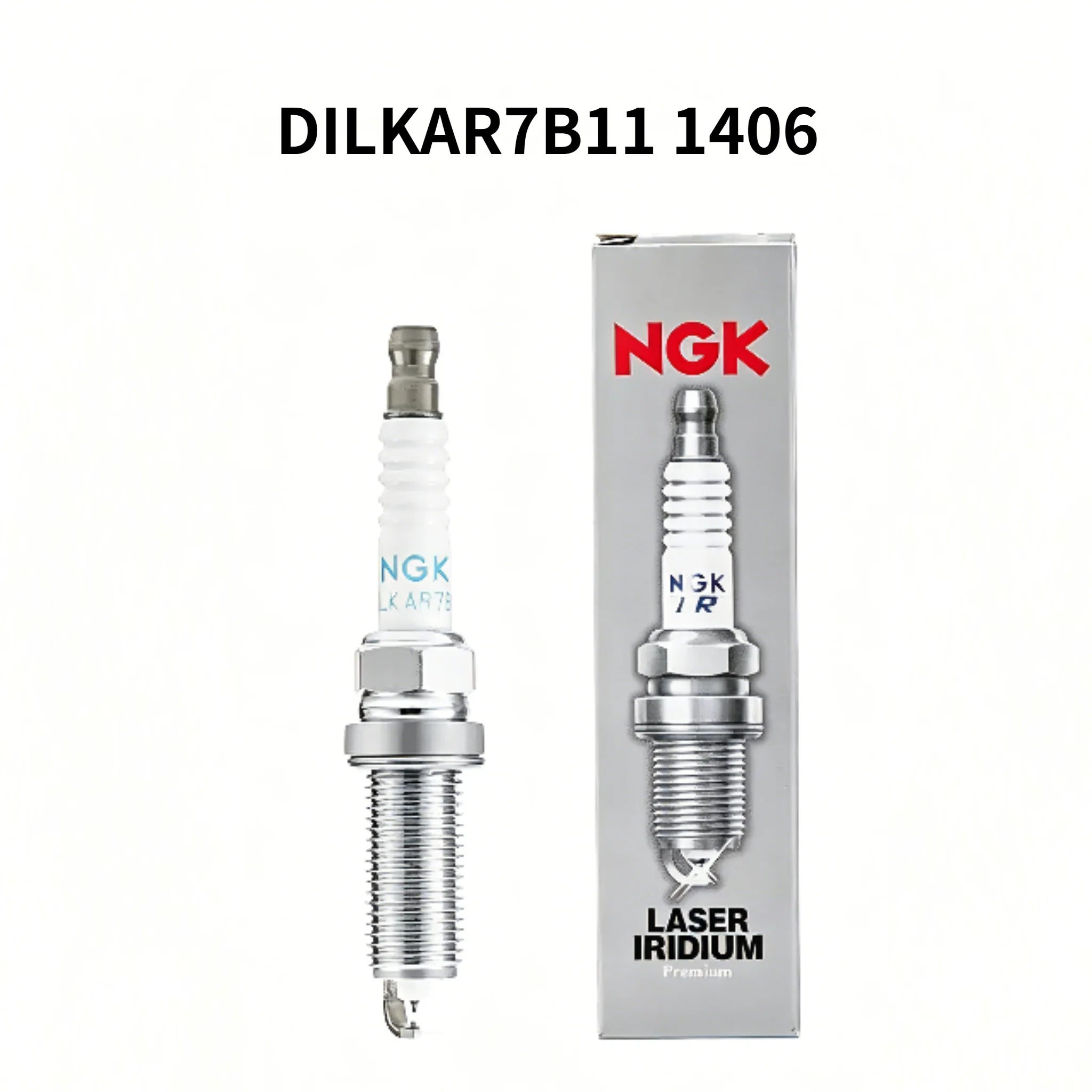 NGK Laser Iridium Spark Plugs DILKAR7B11 1406 4PCS Fits For Selected Infiniti EX FX G JX Models