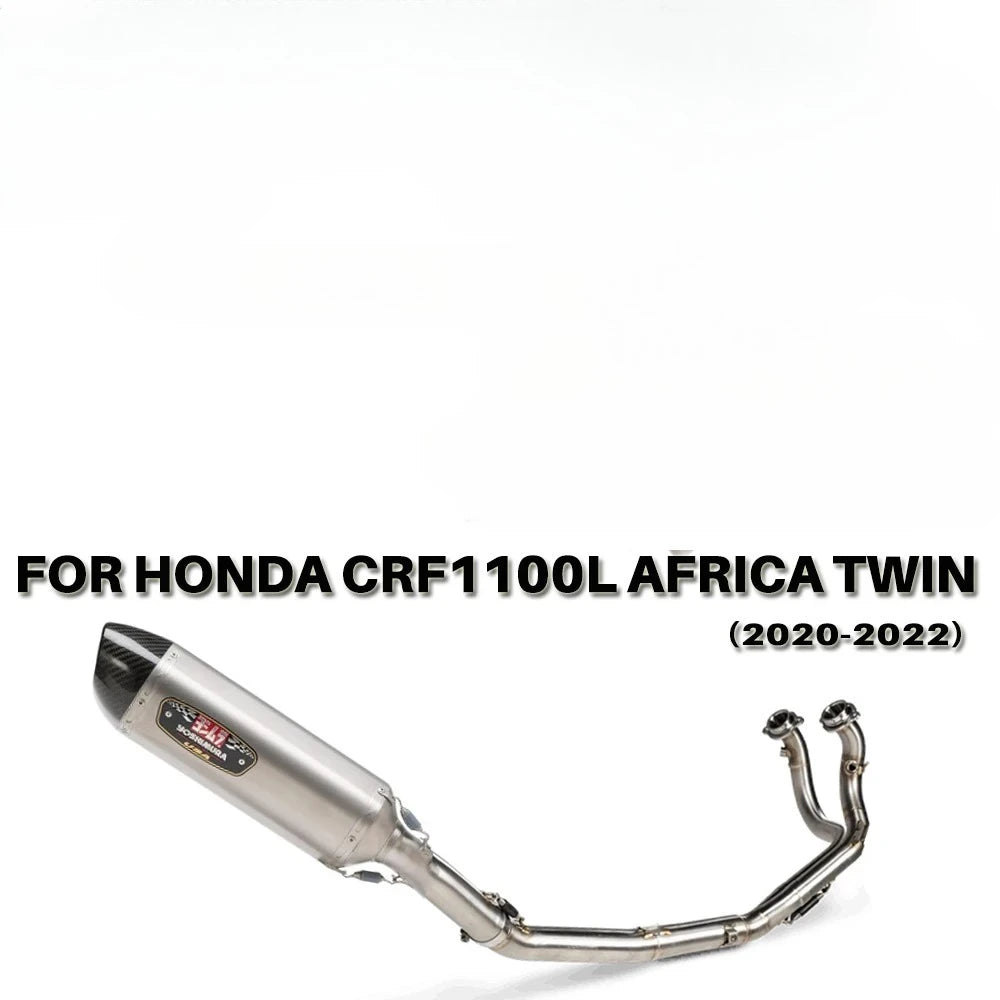 CRF 1100 Full Exhaust System for HONDA CRF1100 CRF1100L AFRICA TWIN EXHAUSTS 2020 2021 2022 Motorcycle Exhaust Muffler Escapes