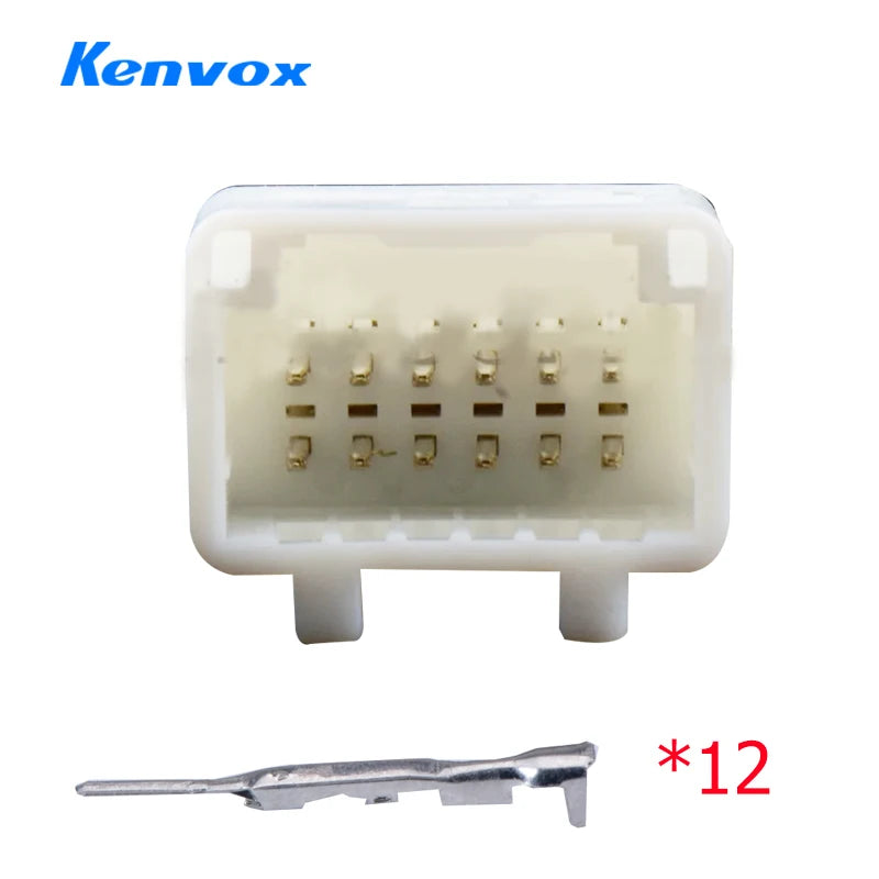12Pin 0.7 Car Navigation Reversing Mirror Wiring Harness Connector Automotive Audio Vehicle Central Control Plug