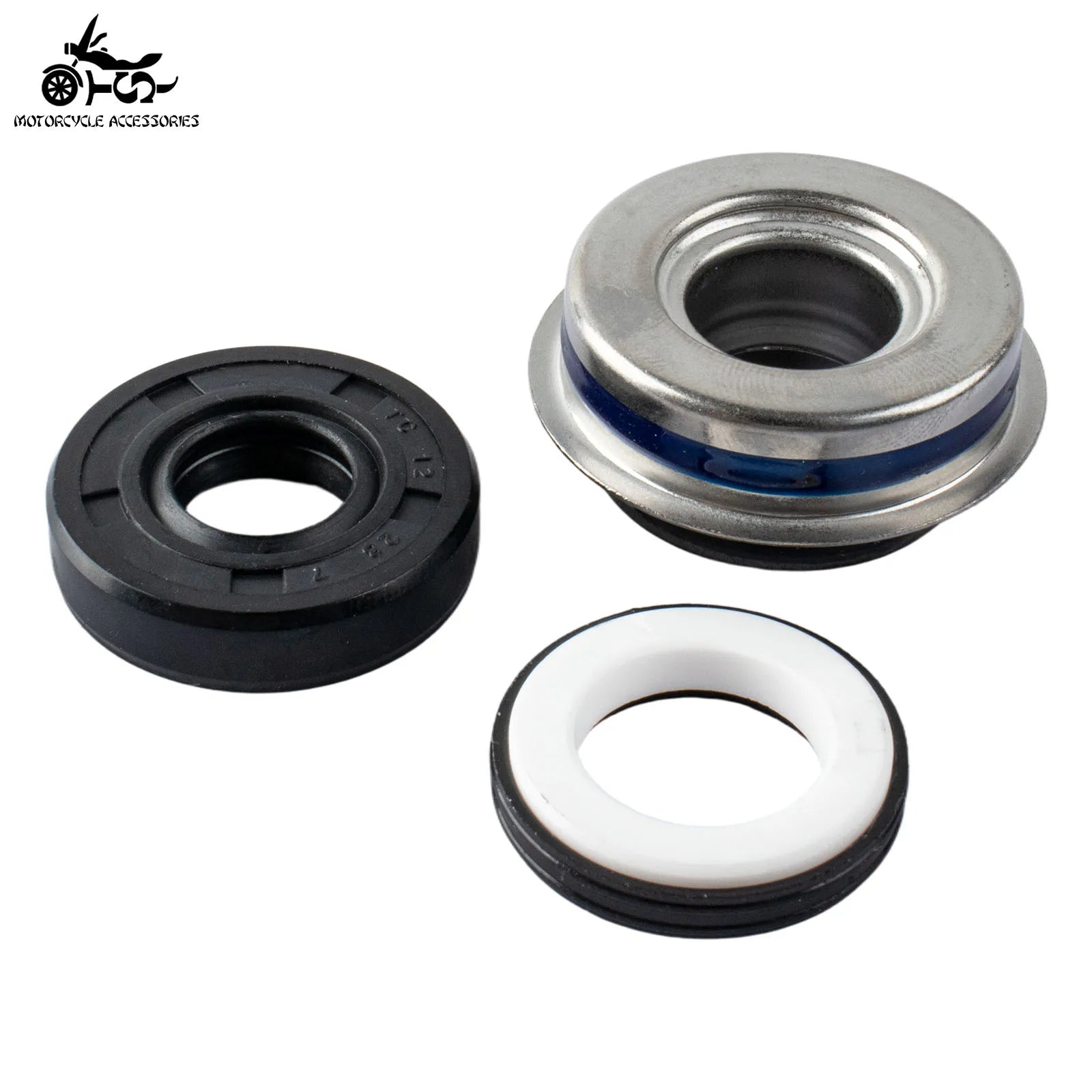 SJ Motorcycle Water Pump Repair Kit For Honda XL600V Transalp 1988-1999 XRV650 Africa Twin 88-89 NV600 Shadow 19200-MN8-010