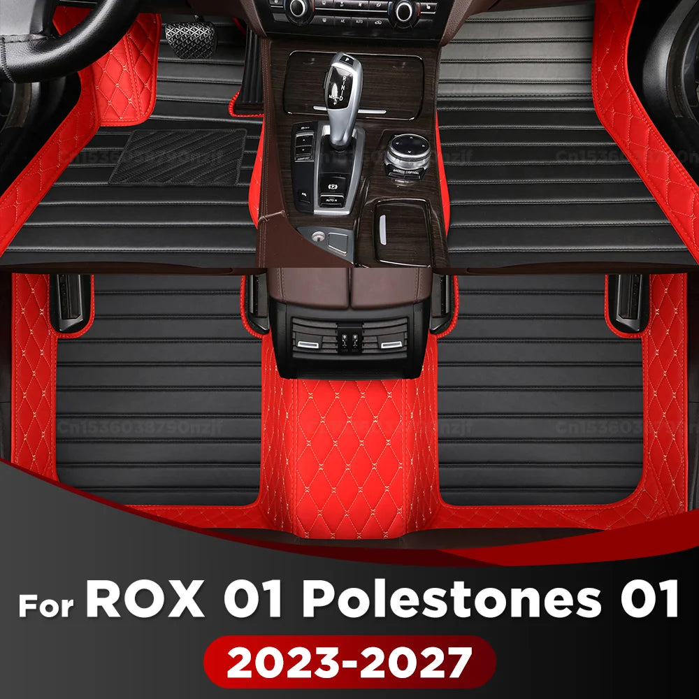 Car Floor Mats For ROX 01 Polestones 01 (6/7-Seat) 2026 2025 2024 2023 All Weather Protection Custom Full Set Floor Liners