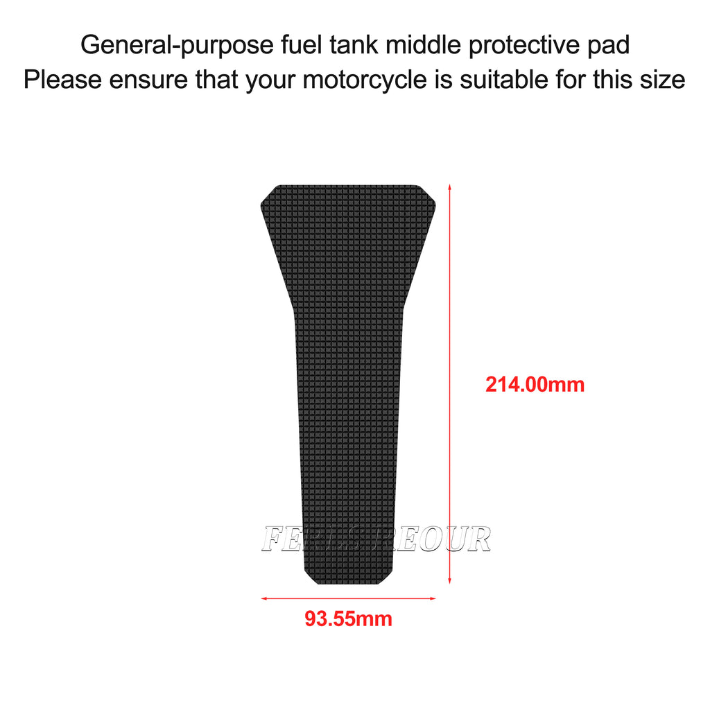 For HONDA AFRICA TWIN CRF1100 L 2020-20  Motorcycle Tank Pad Rubber Black Anti Slip Gas Fuel Tank Protector Sticker Anti Scratch
