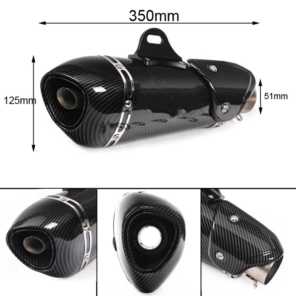 Hot Sale Motorcycle Exhaust Full Systems Pipe Motorcycle Muffler Escape Moto Racing YZF MT07 FZ07 TRACER For Yamaha MT-07 FZ-07