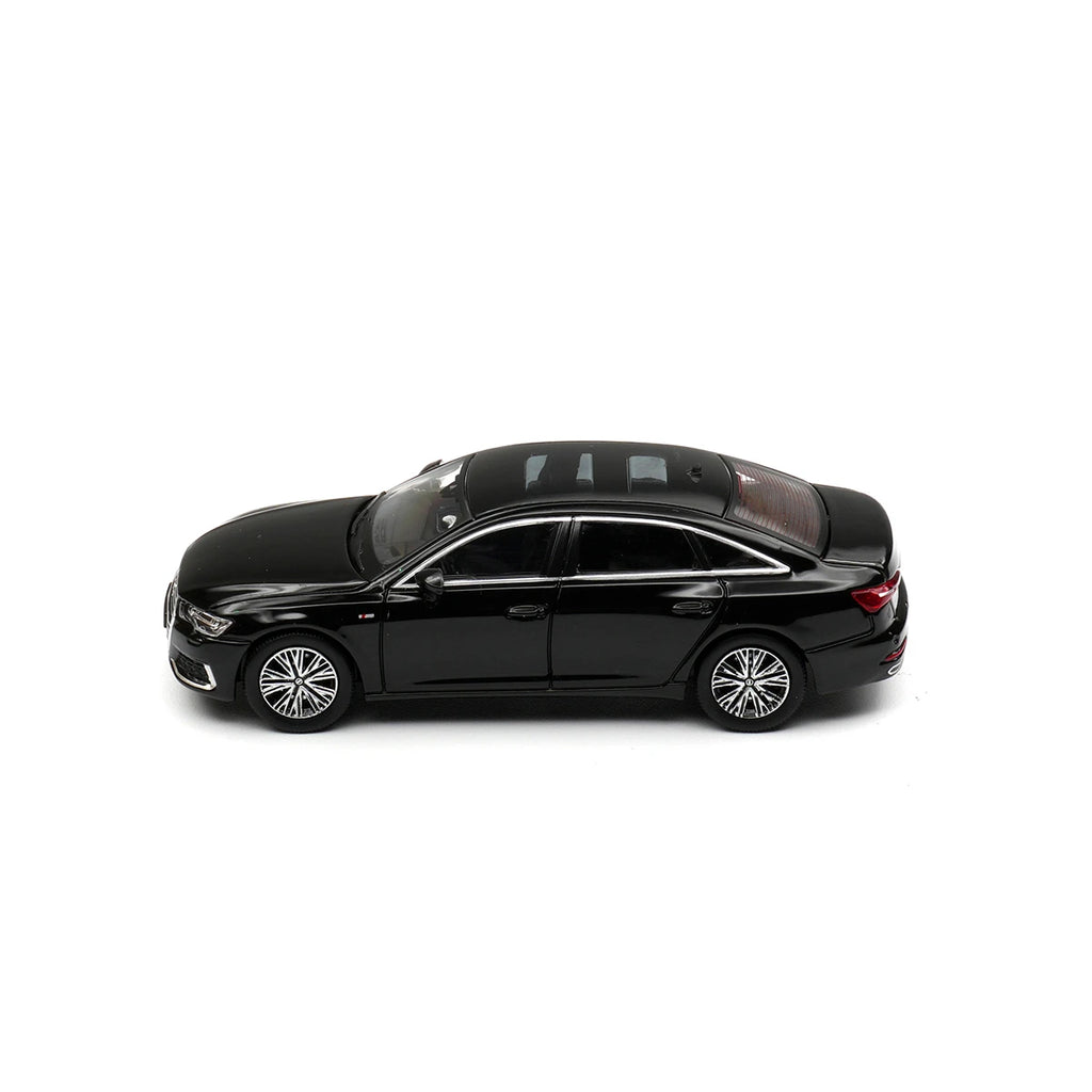MASSDI In Stock 1:64 Audi A6 C8 Black Diecast Car Model Collection Toys