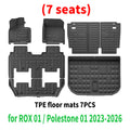 for ROX 01 / Polestone 01 2023 2024 2025 2026 Waterproof 3D TPE Car Mats, Perfect Fit, Odorless Accessories